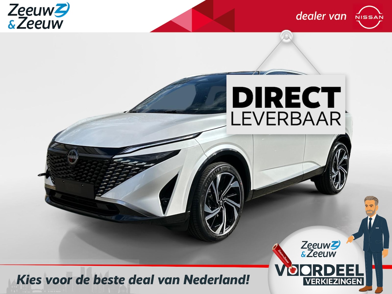 Nissan Qashqai - 1.3 MHEV Xtronic Tekna Plus | €1500,- korting inclusief inruilpremie | Meest uitgebreide u - AutoWereld.nl