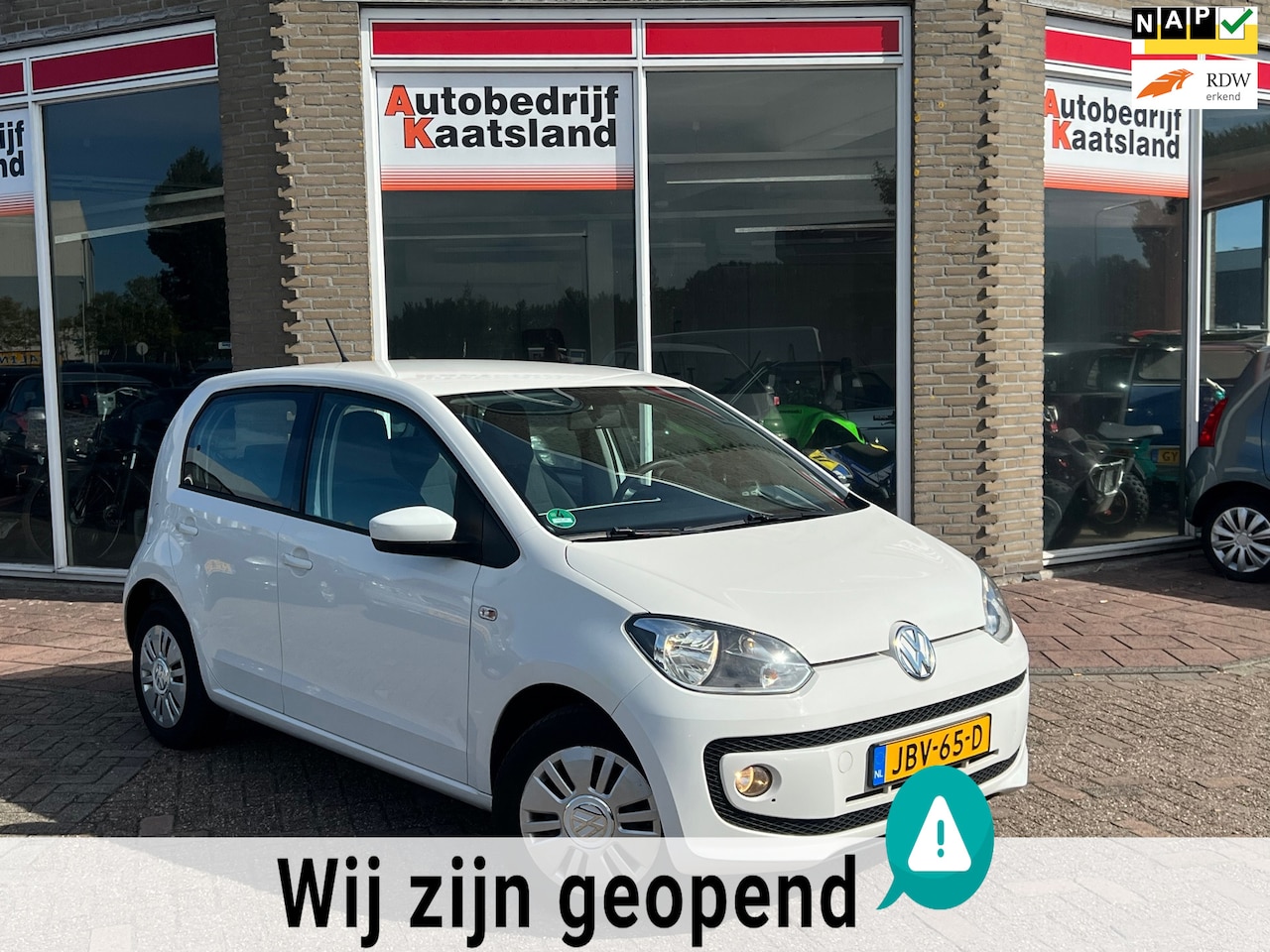 Volkswagen Up! - 1.0 move up! BlueMotion - Airco - Cruise - - AutoWereld.nl
