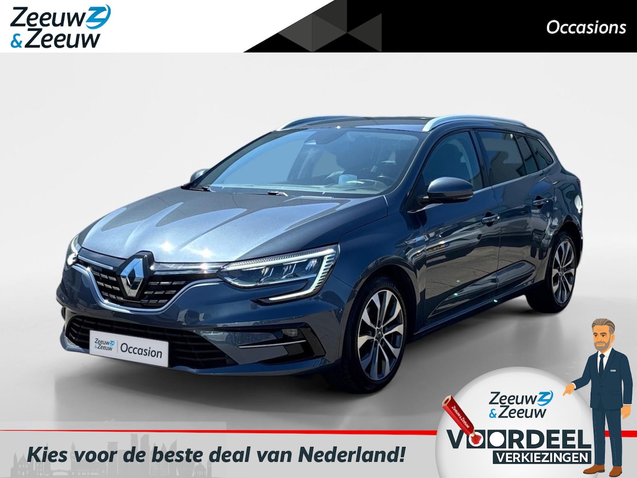 Renault Mégane Estate - 140PK TCe Intens Automaat | Stoelverwarming | Digital Cockpit | Head Up Display | 9,3" Nav - AutoWereld.nl