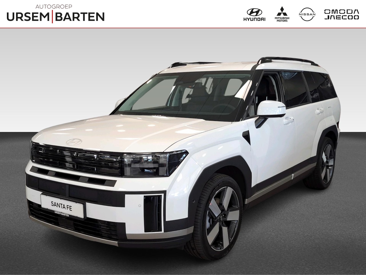 Hyundai Santa Fe - 1.6 T-GDI PHEV Premium 4WD 7p. | Creamy White matt. Voorraad Korting € 64930. korting €300 - AutoWereld.nl