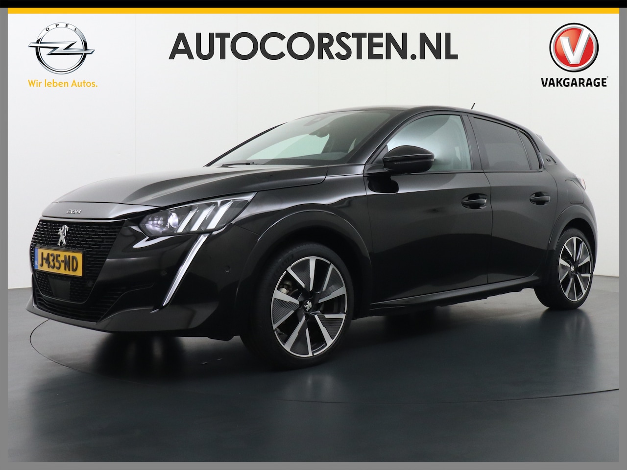 Peugeot e-208 - EV GT 350 50kWh Panormadak Adap.Cruise 360°Camera Navi Ecc Stoelverwarming Apple Carplay A - AutoWereld.nl