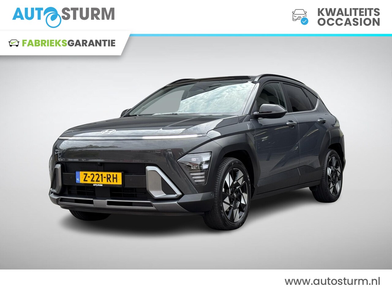 Hyundai Kona - 1.6 GDI HEV Premium NL-Auto, Meest Luxe Uitvoering! - AutoWereld.nl