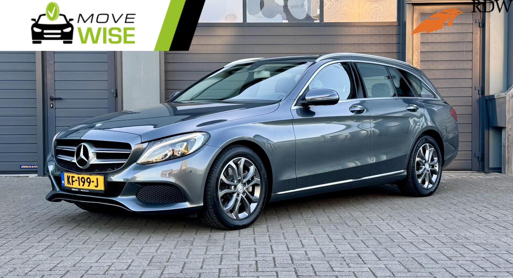 Mercedes-Benz C-klasse Estate - 300 CDI 204pk HYBRID | ZEER NET! | Burmester | Luchtvering | NL Auto | Stoelverwarming | - AutoWereld.nl