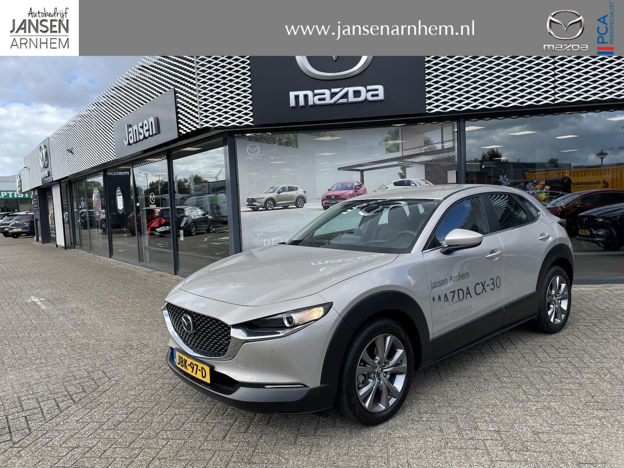 Mazda CX-30 - 2.0 e-SkyActiv-X 186 M Hybrid Centre Line , Demovoordeel € 5.040,-, Adap. Cruise, Clima, S - AutoWereld.nl
