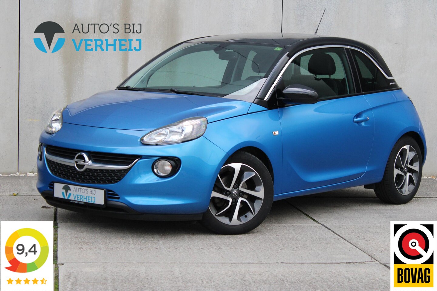 Opel ADAM - 1.0 Turbo Slam / 16"LMV / HALF LEDER / PARKEERSENSOREN ACHTER - AutoWereld.nl