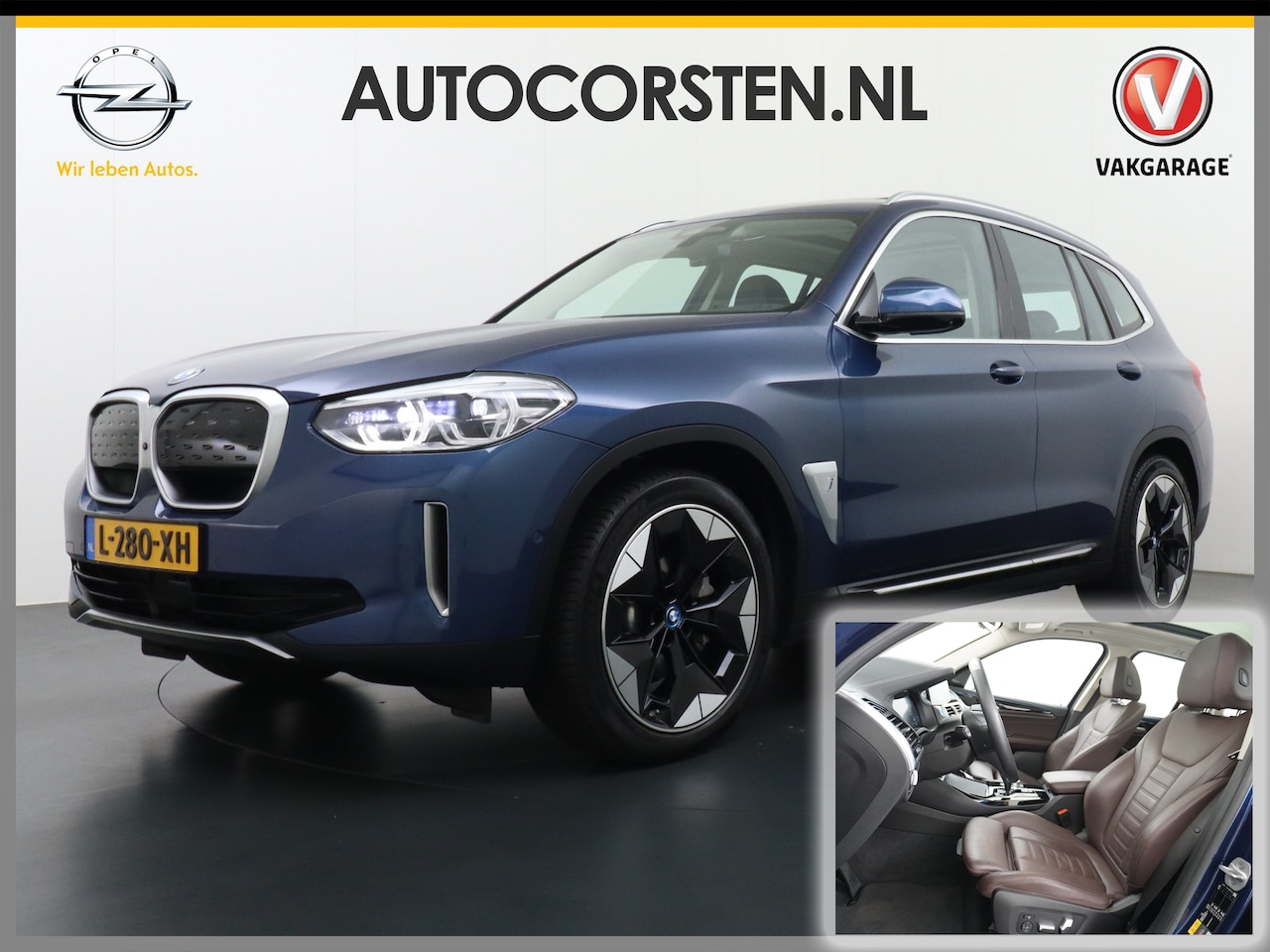 BMW iX3 - High Executive 80kWh Leer+Elektr.-verst. Adap.Cruise Apple Carplay Android Auto Navi Ecc 3 - AutoWereld.nl