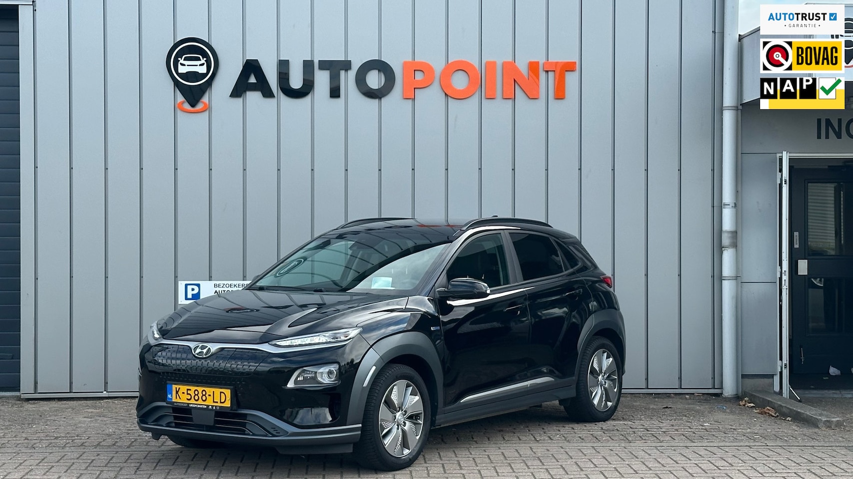 Hyundai Kona Electric - EV Premium 64 kWh FASE3|SOH100%1E EIG|DEALEROND|HEADSUP|STOELVRM+VERKOELING|LEER|CARPLAY|S - AutoWereld.nl
