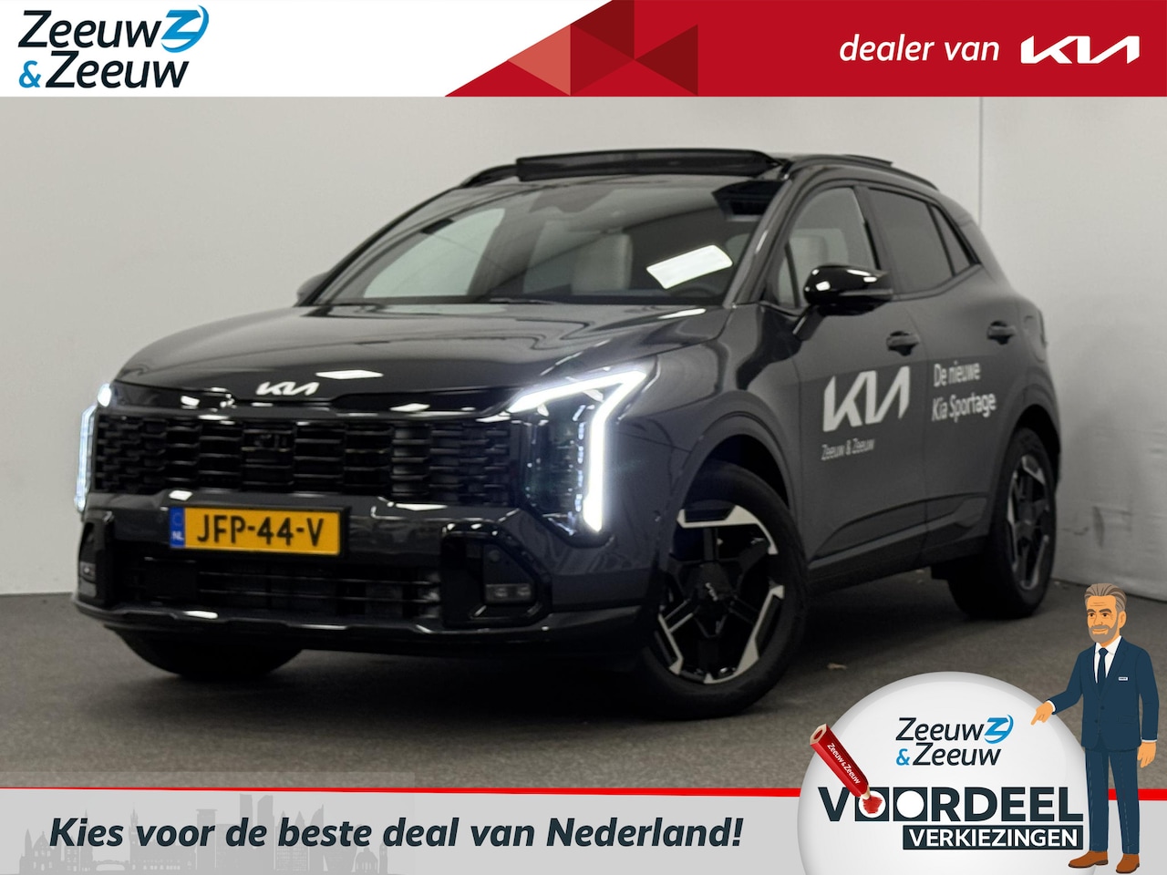 Kia Sportage - 1.6 T-GDi Hybrid GT-PlusLine | NIEUWE SPORTAGE | 239 PK | 1510Kg trekgewicht | NU €1500,- - AutoWereld.nl