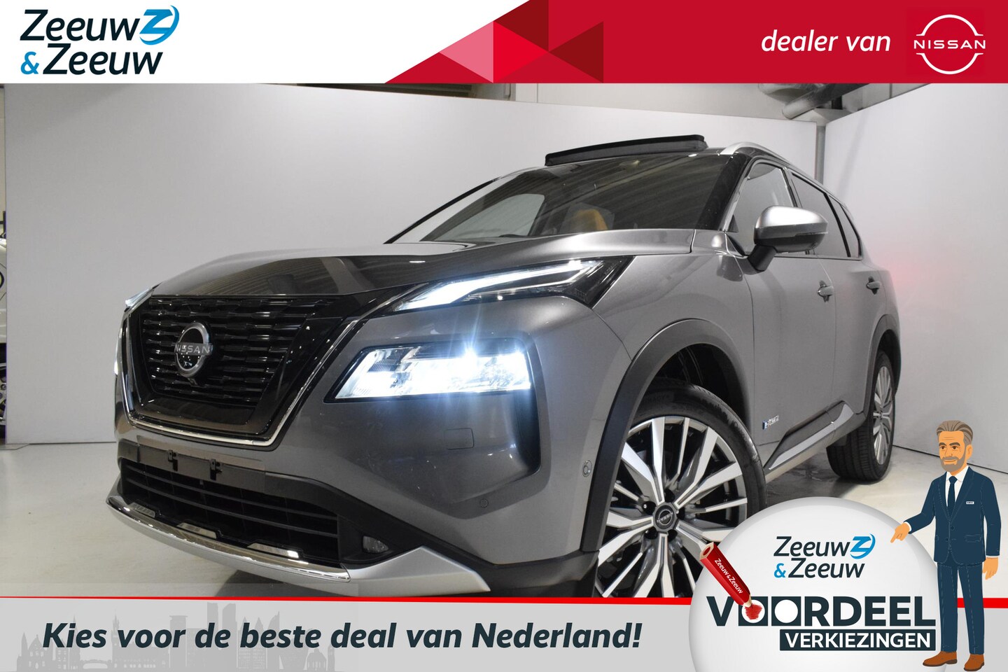 Nissan X-Trail - 1.5 e-4orce Tekna Plus 4WD | Nu in prijs verlaagd inclusief €1300,-- inruilpremie | 7 Zits - AutoWereld.nl