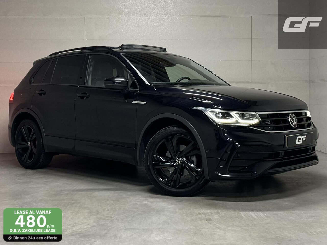 Volkswagen Tiguan - 1.5 TSI R-Line Black Style Pano H/K NAP - AutoWereld.nl