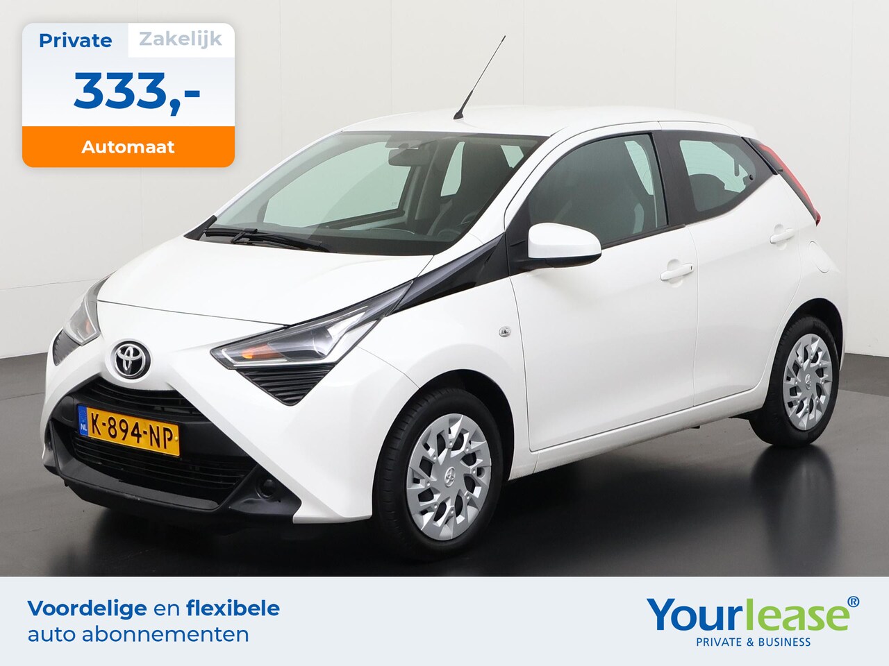 Toyota Aygo - 1.0 VVT-i x-play Automaat | All-in 333,- Private Lease | Direct uit voorraad - AutoWereld.nl