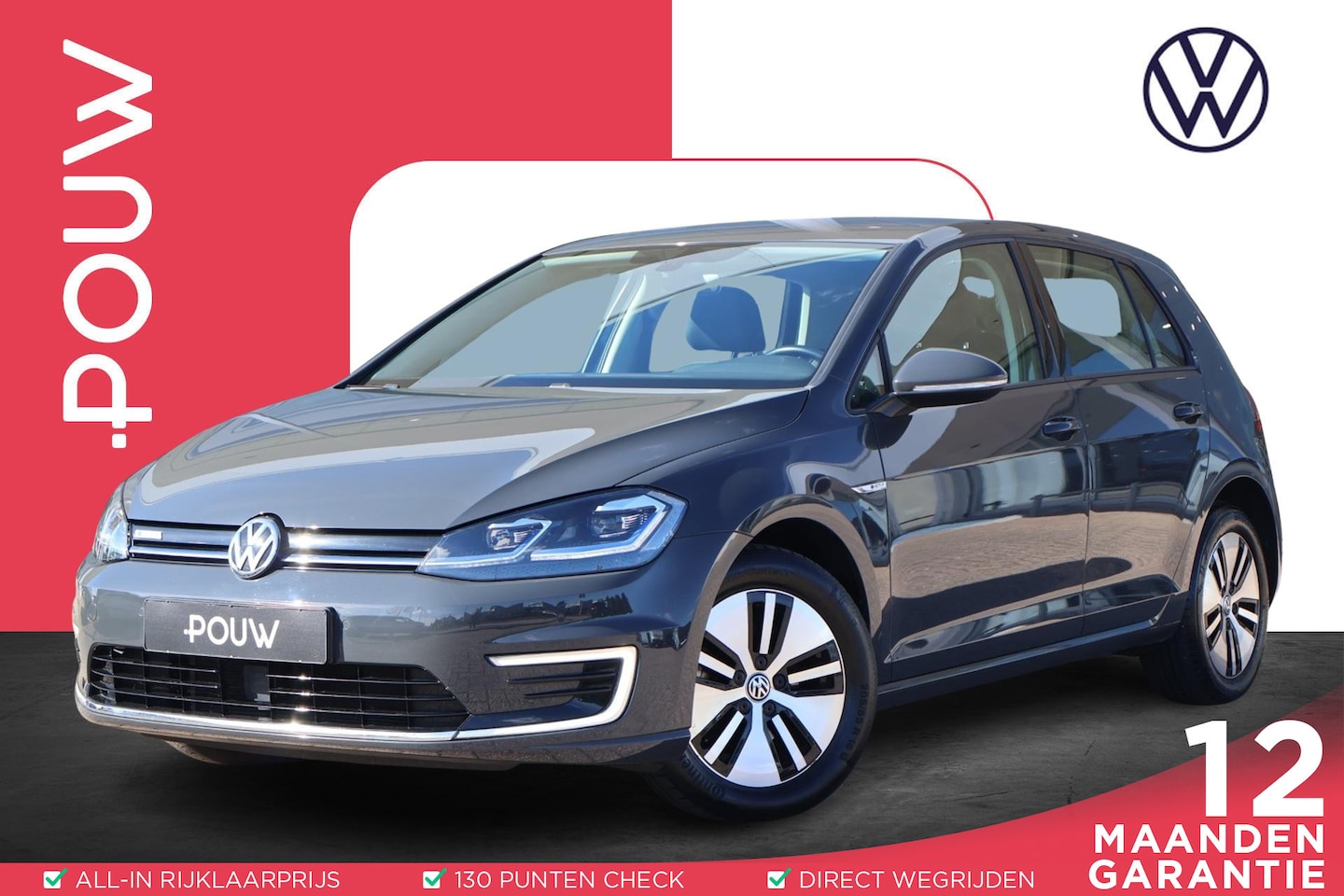 Volkswagen e-Golf - 136pk E-DITION | SoH 92% | Navigatie | Adaptive Cruise | PDC - AutoWereld.nl