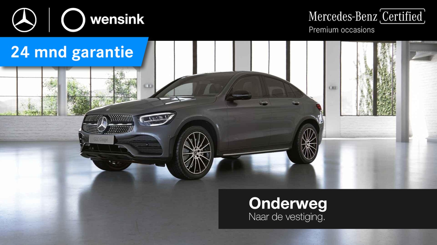 Mercedes-Benz GLC-klasse Coupé - 200 4MATIC Premium Plus | AMG | Night | Distronic | Sfeerverlichting | Widescreen | 20" li - AutoWereld.nl