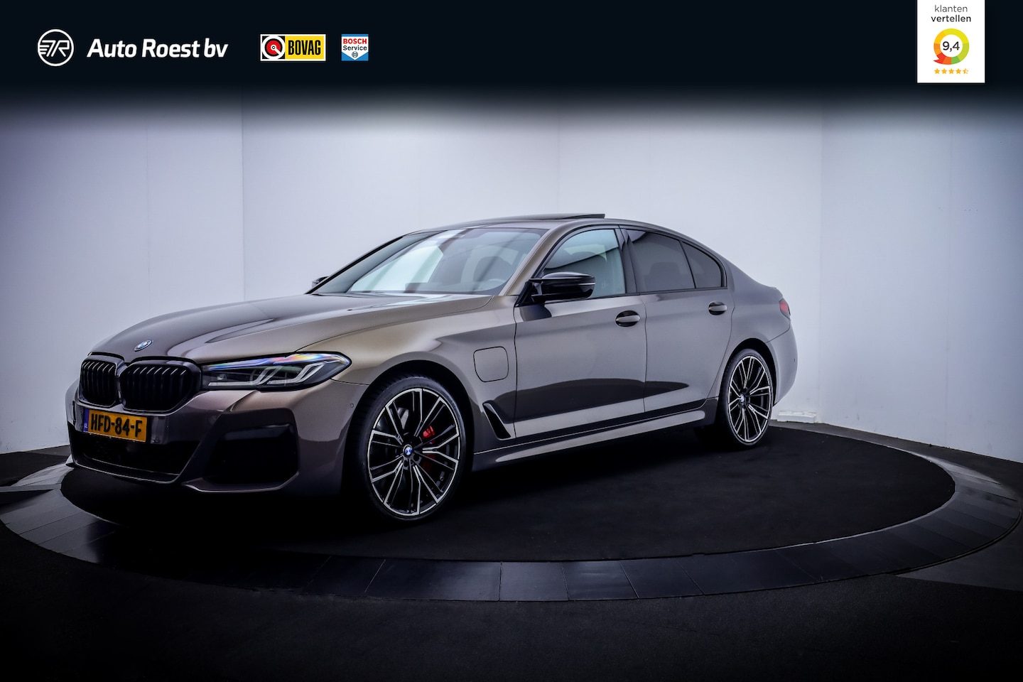 BMW 5-serie - 545e xDrive Executive Edition | ALVITE GREY | SCHUIFDAK | LASER | NAPPA.LEDER | CAMERA | H - AutoWereld.nl