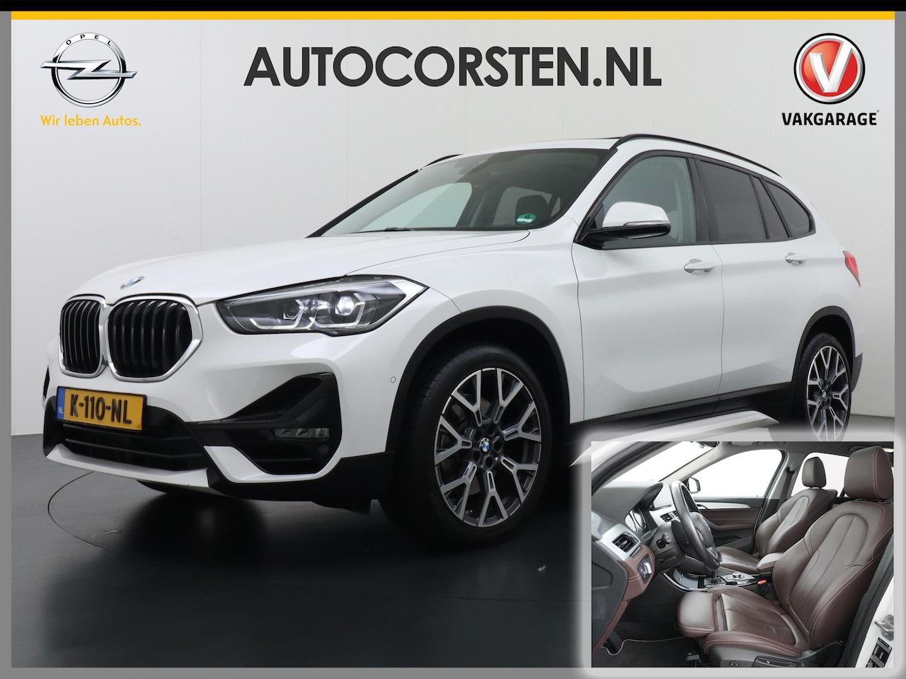 BMW X1 - sDrive20i Automaat Leder Panoramadak Trekhaak Navi-Pro Ecc Cruise Control High Executive S - AutoWereld.nl