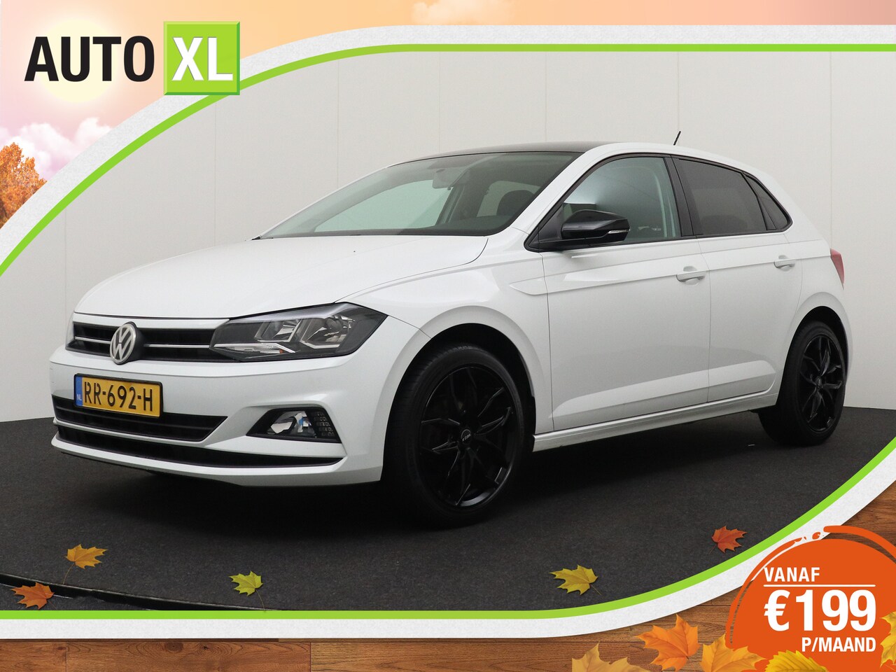 Volkswagen Polo - 1.0 TSI 96 PK Black-Style Carplay Navi Adapt.Cruise 17'LMV - AutoWereld.nl
