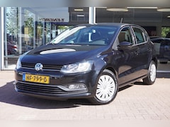 Volkswagen Polo - 1.2 TSI Comfortline 5deurs | Airco | Elek. pakket | Navigatie | Zwart | 2017 | Inruil moge
