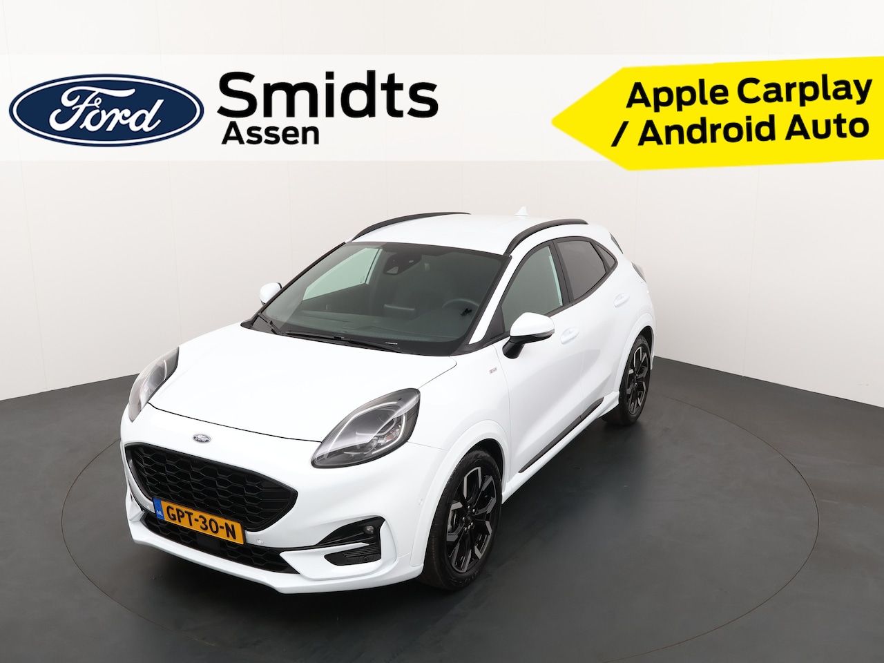 Ford Puma - EcoBoost Hybrid 125 pk ST-Line X | Camera | LED | B&O | Half leer | 18" | Apple Carplay | - AutoWereld.nl