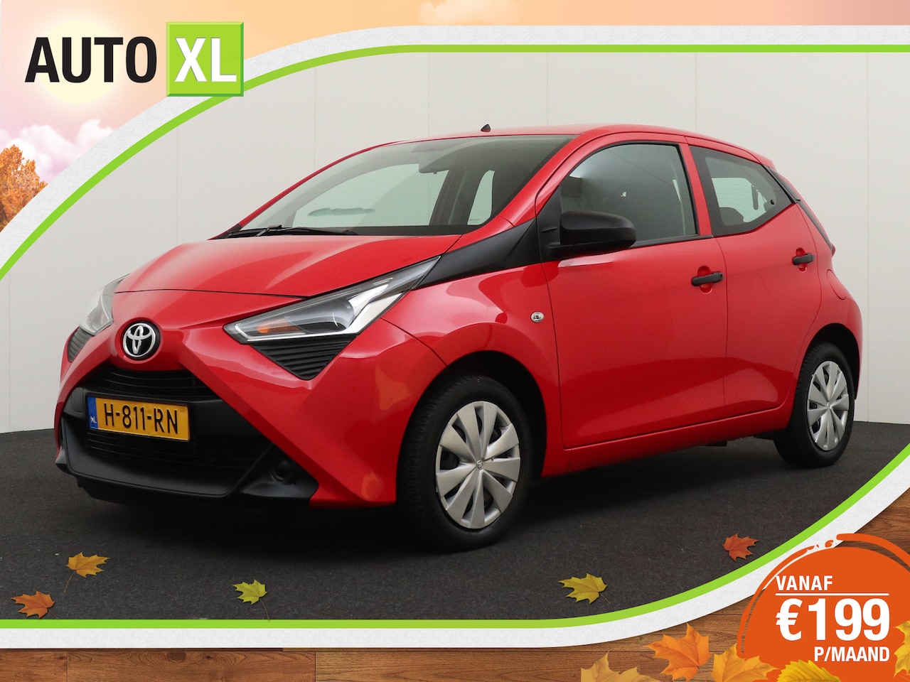 Toyota Aygo - 1.0 VVT-i X-fun Bluetooth Airco LED - AutoWereld.nl