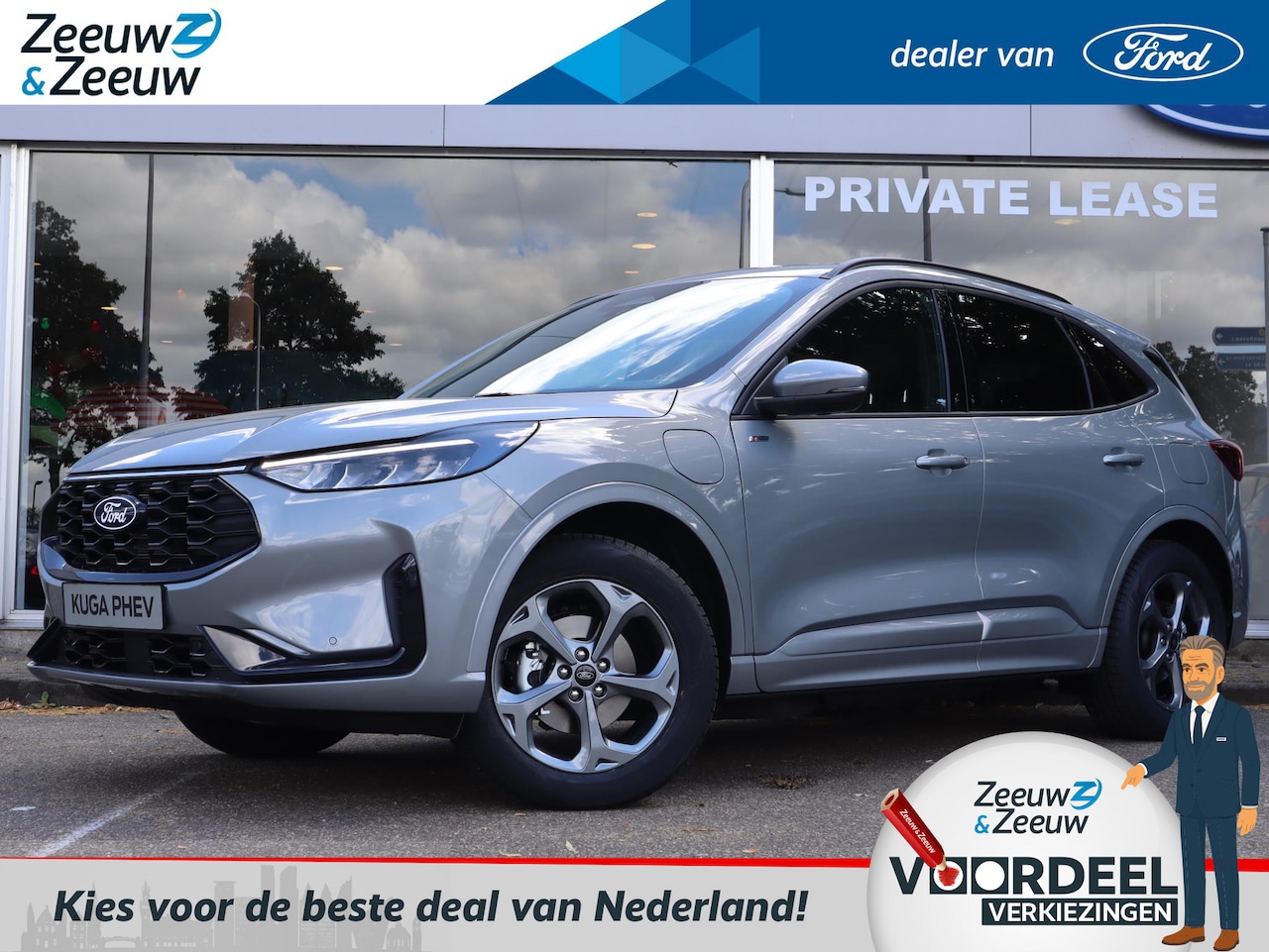 Ford Kuga - 2.5 PHEV ST-Line | Winterpack | El. Trekhaak | BLIS | Draadloze Apple Carplay&Andorid Auto - AutoWereld.nl
