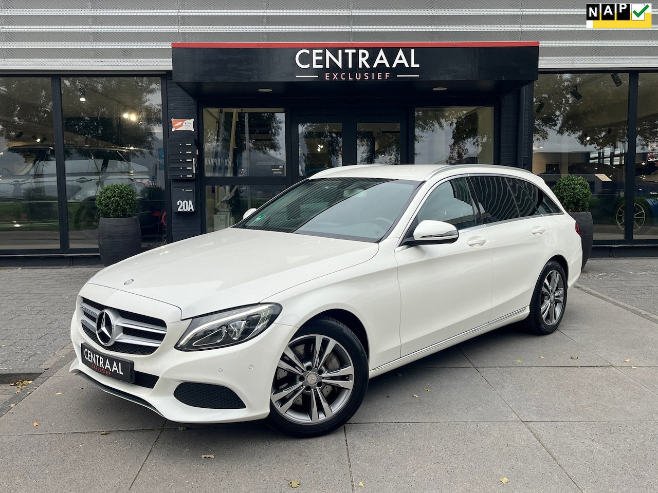 Mercedes-Benz C-klasse Estate - 350e 275PK|NL-Auto|Navi|Pdc|Luchtvering|Cruise Control|Bluetooth - AutoWereld.nl
