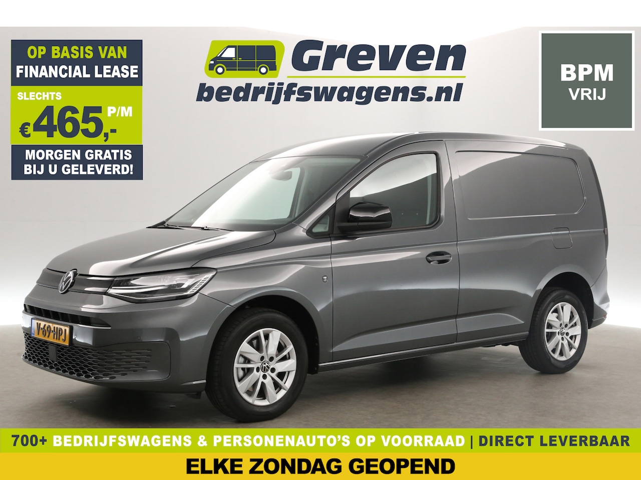 Volkswagen Caddy Cargo - 2.0 TDI Style L1H1 | NIEUW | BPM Vrij | Automaat DSG Airco Camera Cruise Carplay LED Navi - AutoWereld.nl