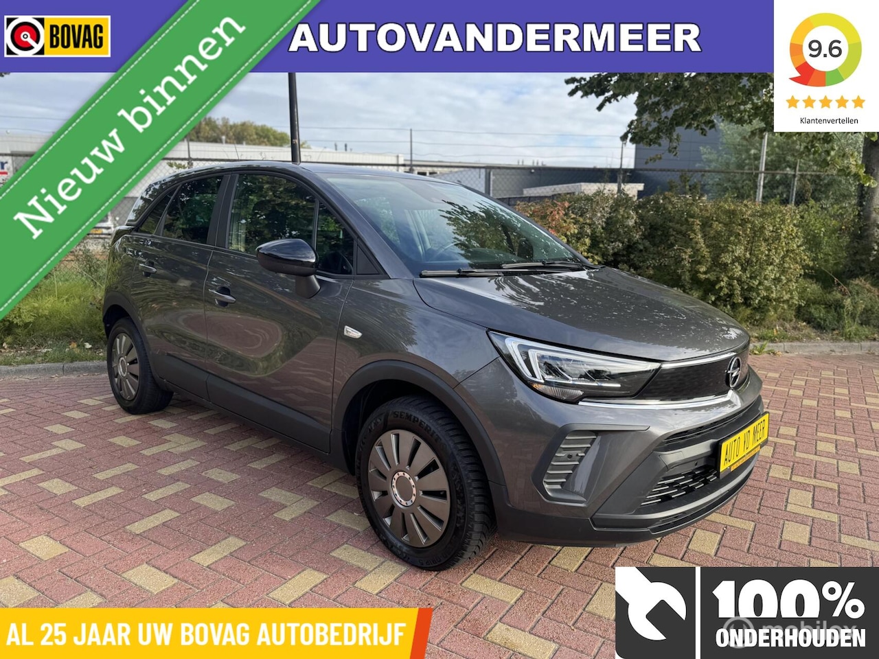 Opel Crossland - 1.2 Turbo Elegance /Automaat /Carplay /Camera - AutoWereld.nl