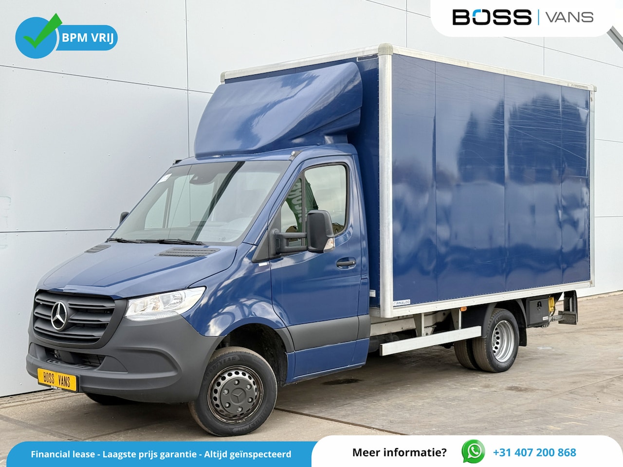 Mercedes-Benz Sprinter - 417 1.9 CDI Laadklep 1000kg Dubbellucht Climate Control Carplay - AutoWereld.nl