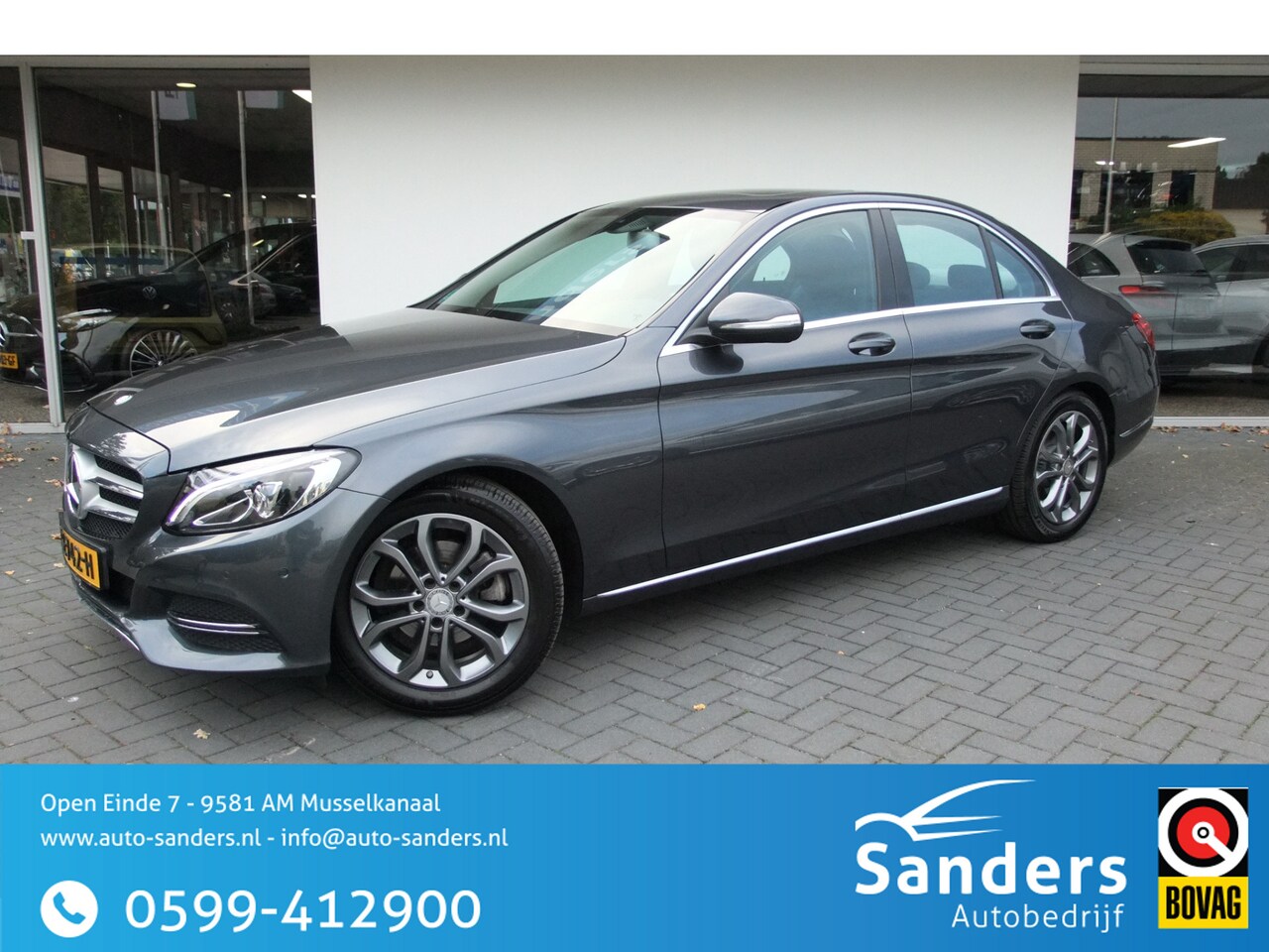 Mercedes-Benz C-klasse - 180 Ambition / Schuifdak/ Trekhaak afneembaar/ Stoelverwarming/ - AutoWereld.nl