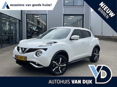 Nissan Juke - 1.2 DIG-T S/S N-Vision | NL Auto/2e Eig./Voll.Historie/Navi/Clima/Cruise/360° Camera/Trekh
