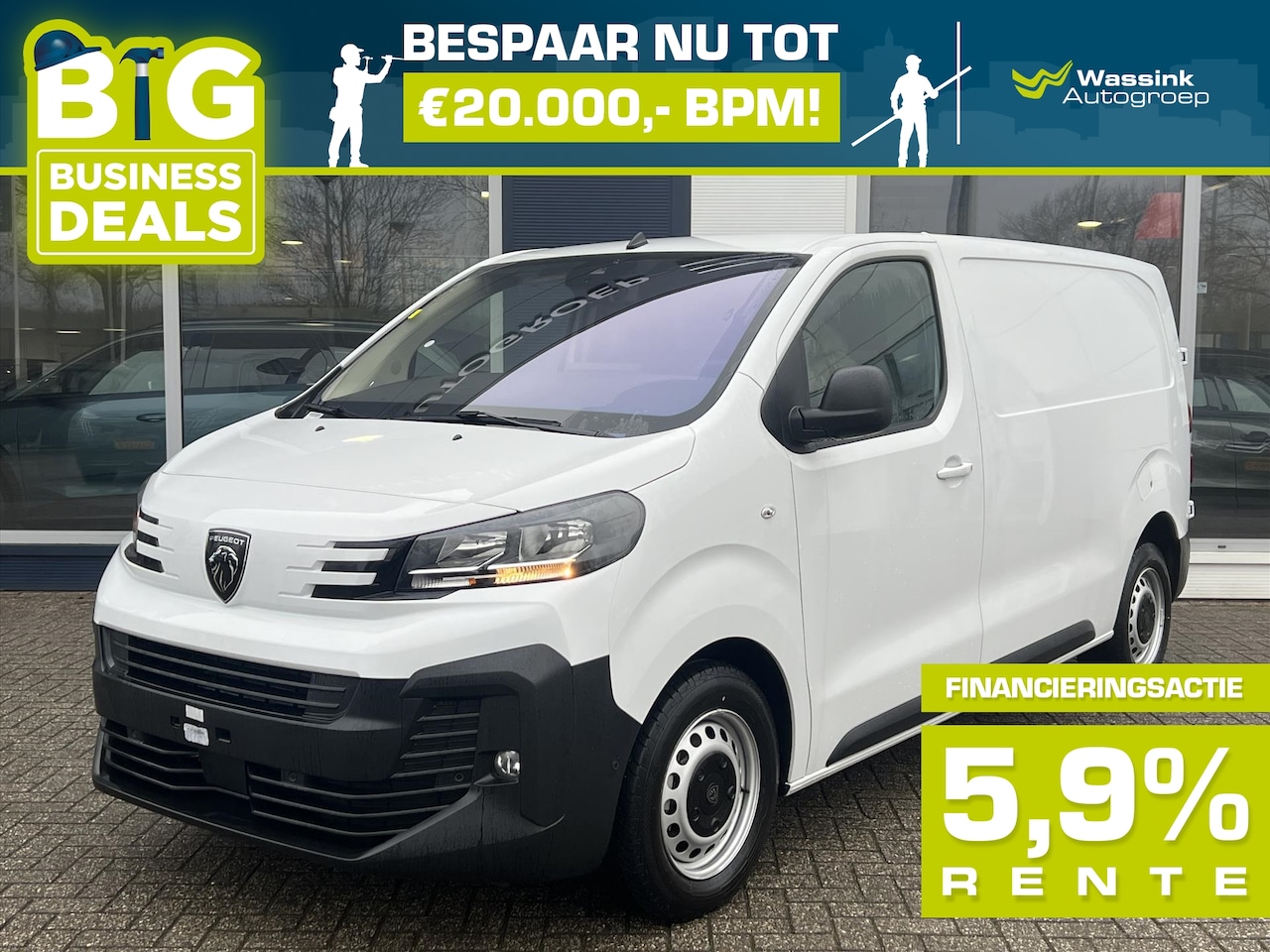 Peugeot Expert - GB L2 2.0 BlueHDi 145pk 3-zits| Airco | Navigatie | Cruise controle | Apple Carplay en And - AutoWereld.nl