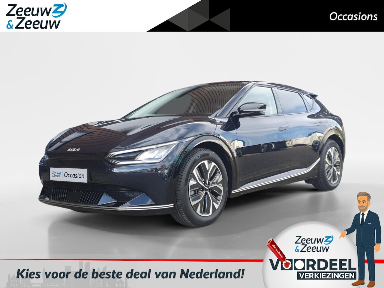 Kia EV6 - Plus 77.4 kWh | Groot accupakket | Stoel verwarming en koeling | Lederen bekleding | Elekt - AutoWereld.nl