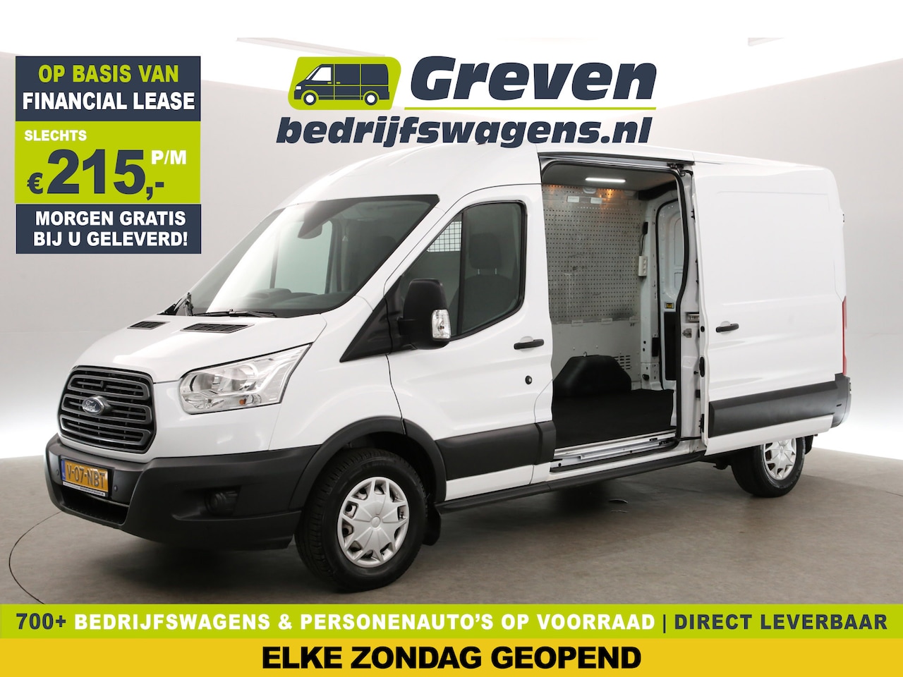 Ford Transit - 350 2.0 TDCI L3H2 170PK Trend | 2800kg Trekgew. | Trekh. | Airco | Cruise | 2xSchuifdeur | - AutoWereld.nl