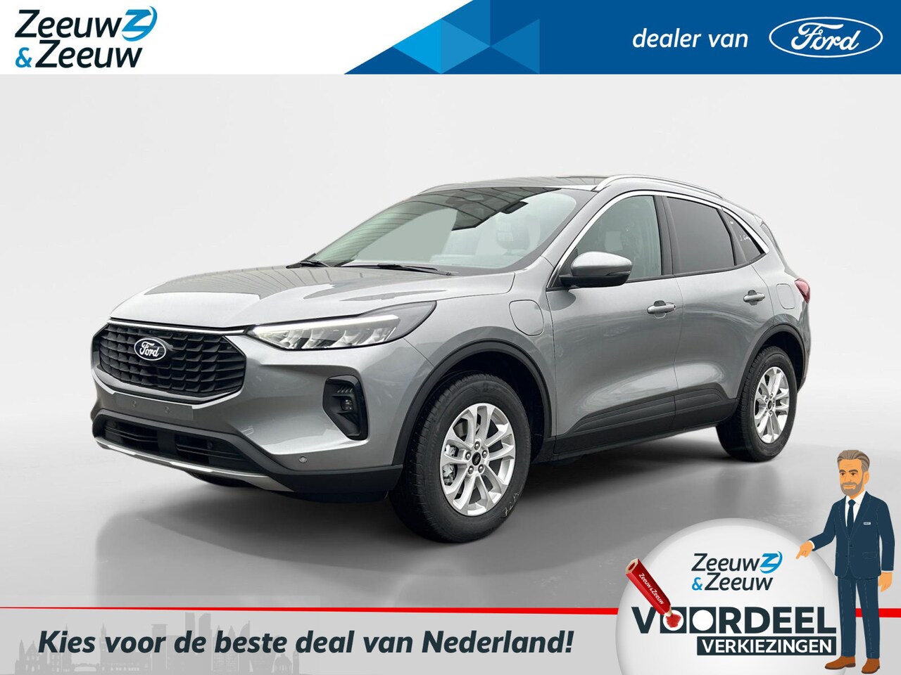 Ford Kuga - 2.5 PHEV Titanium 243pk | €4.000.- korting | GRATIS LAADPAAL INCL. INSTALLATIE |  0,99% re - AutoWereld.nl