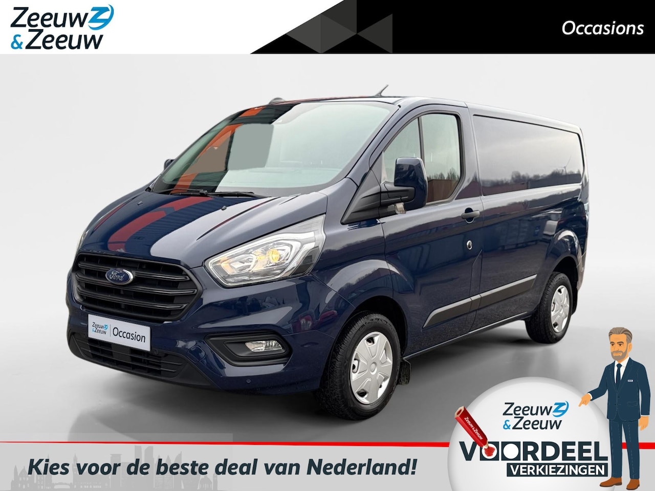 Ford Transit Custom - 280 2.0 TDCI L1H1 Trend | Navigatie | Trekhaak | Voorruitverwarming | Zeer lage km stand | - AutoWereld.nl