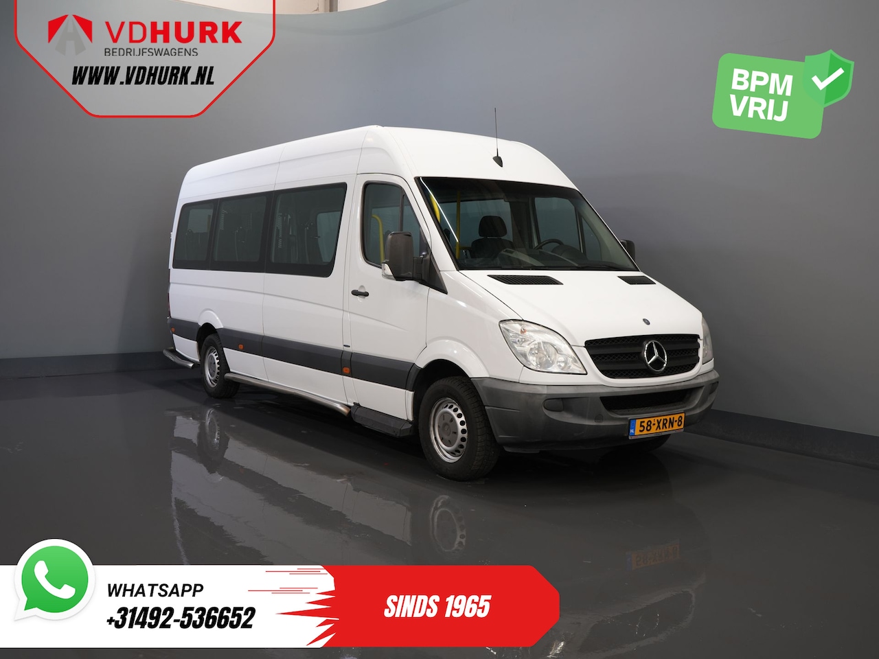 Mercedes-Benz Sprinter - 313 2.2 CDI L3H2 €10.890,- incl BTW (BPM VRIJ) EXPORT ONLY Combi/ 9 persoons/ Kombi/ 9P/ R - AutoWereld.nl