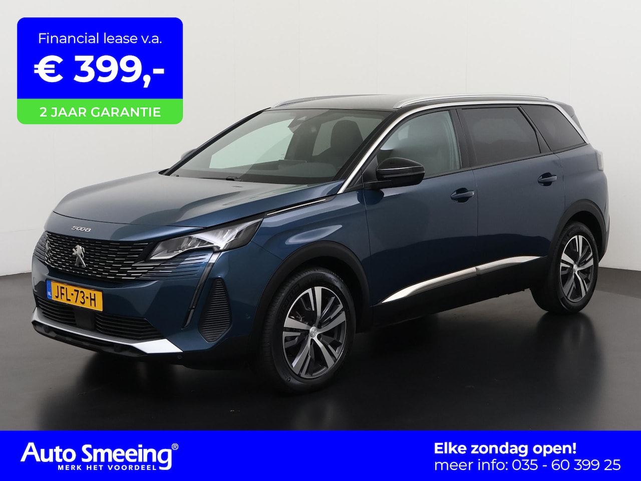 Peugeot 5008 - 1.2 Hybrid Allure Pack 7p | Adaptief Cruise | Elek achterklep | Camera | Zondag Open! - AutoWereld.nl