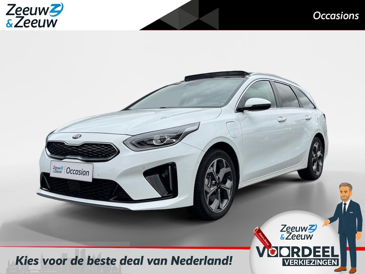 Kia Cee'd Sportswagon - Ceed 1.6 GDI PHEV ExecutiveLine | PHEV | Afneembare trekhaak | Geheugenstoelen | Navigatie - AutoWereld.nl