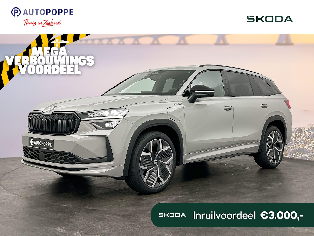 Skoda Kodiaq - Sportline Business 1.5 TSI PHEV 150 kW / 204 PK SU - AutoWereld.nl