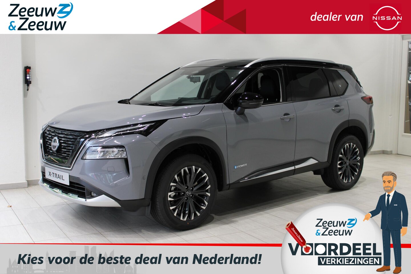 Nissan X-Trail - 1.5 e-4orce Tekna Plus 4WD 7p. | € 1.500,-- euro VOORRAAD KORTING INCL.INRUILPREMIE | 7 ZI - AutoWereld.nl