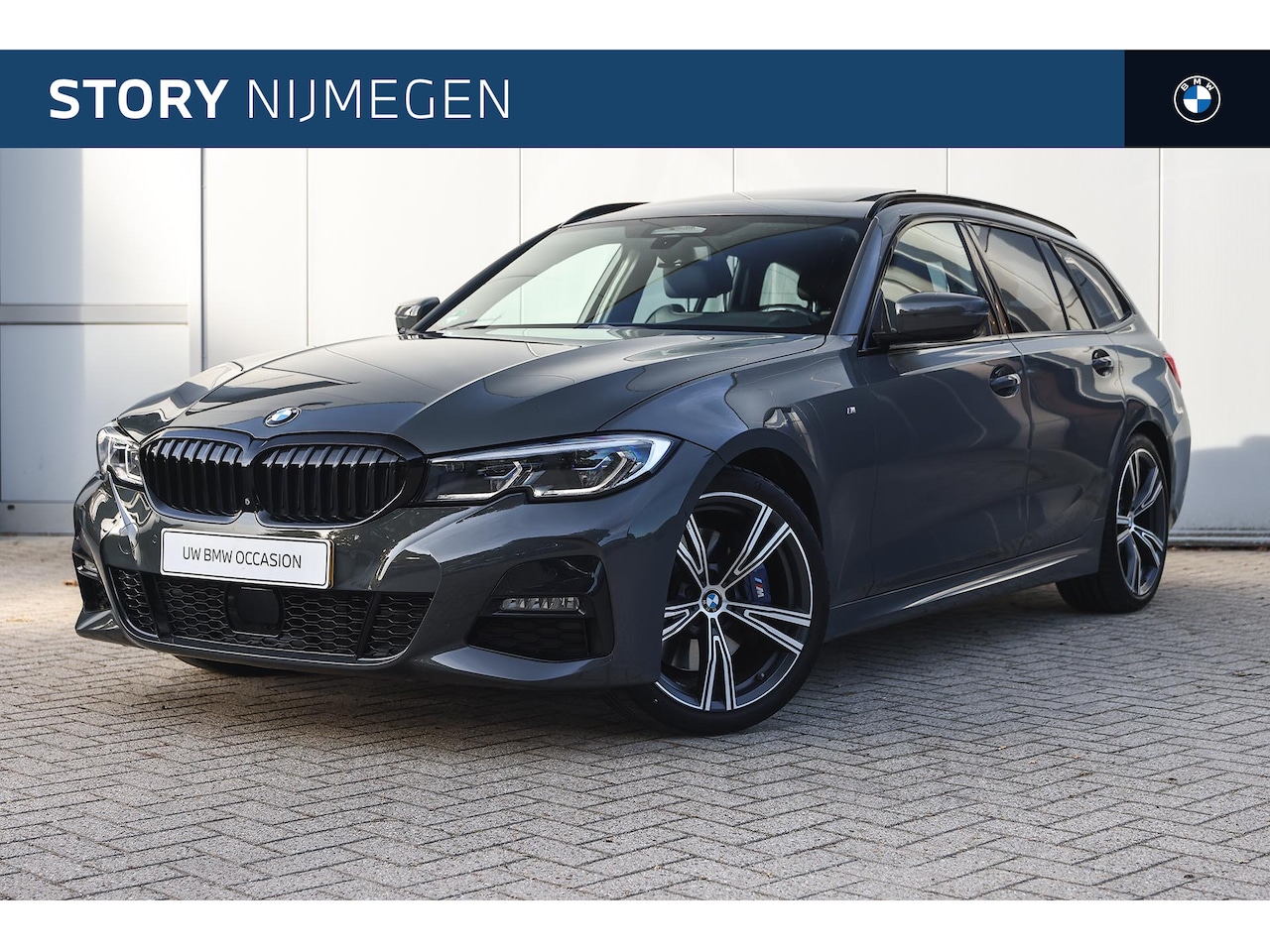 BMW 3-serie Touring - 330i High Executive M Sport Automaat / Panoramadak / Sportstoelen / M Adaptief onderstel / - AutoWereld.nl