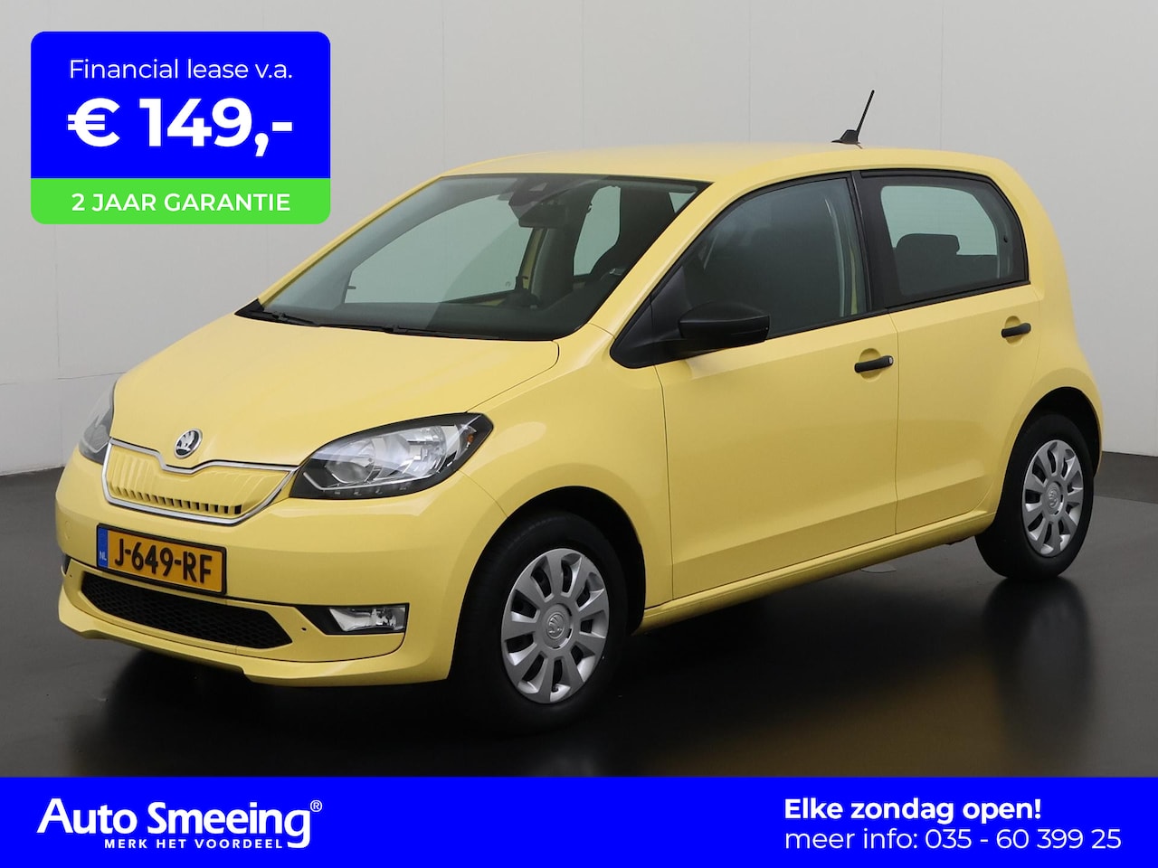 Skoda Citigo e-iV - EV Ambition | Stoelverwarming | Parkeersensor | Zondag Open! - AutoWereld.nl