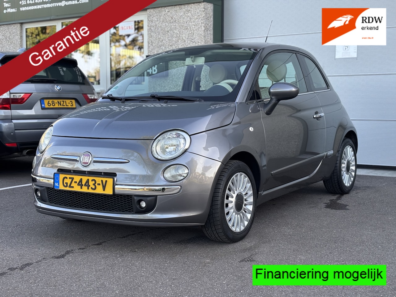 Fiat 500 - 1.2 Lounge Pano Start/Stop Elekramen Airco DistribNieuw - AutoWereld.nl