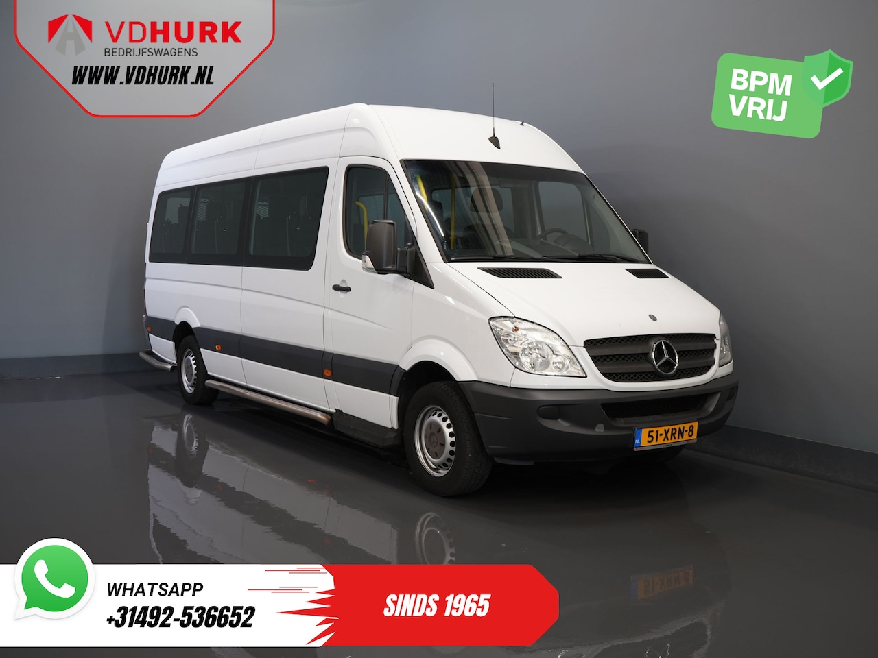 Mercedes-Benz Sprinter - 313 2.2 CDI L3H2 €10.890,- incl BTW (BPM VRIJ) EXPORT Combi/ 9 Persoons/ Kombi/ 9P/ Rearba - AutoWereld.nl