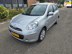 Nissan Micra - 1.2 Visia Pack Airco Boekjes Nap Navi Automaat