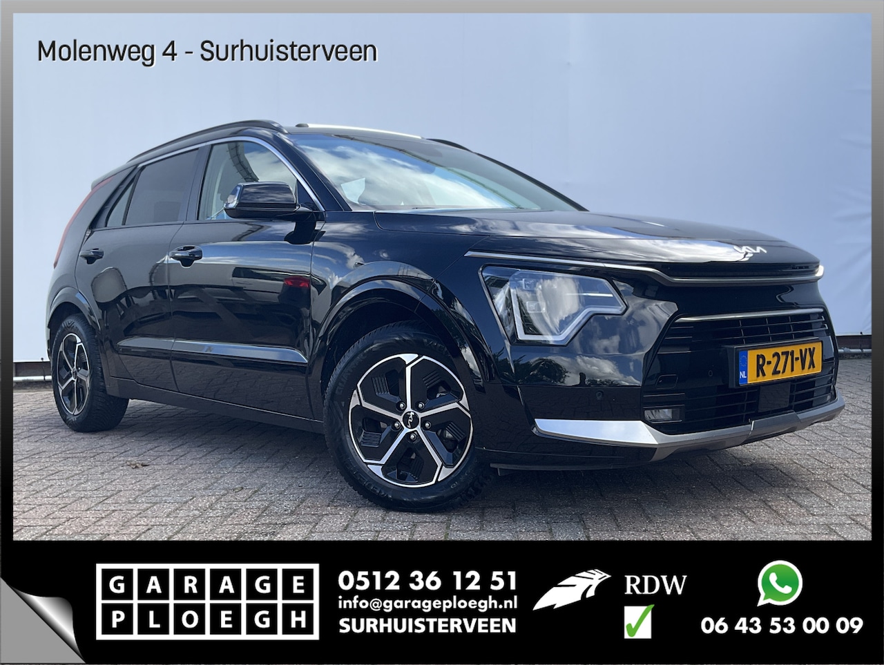 Kia Niro - 1.6 GDi Hybrid DynamicPlusLine Pano HUD Leer Stoel/Stuurverw Camera NL-Auto! - AutoWereld.nl