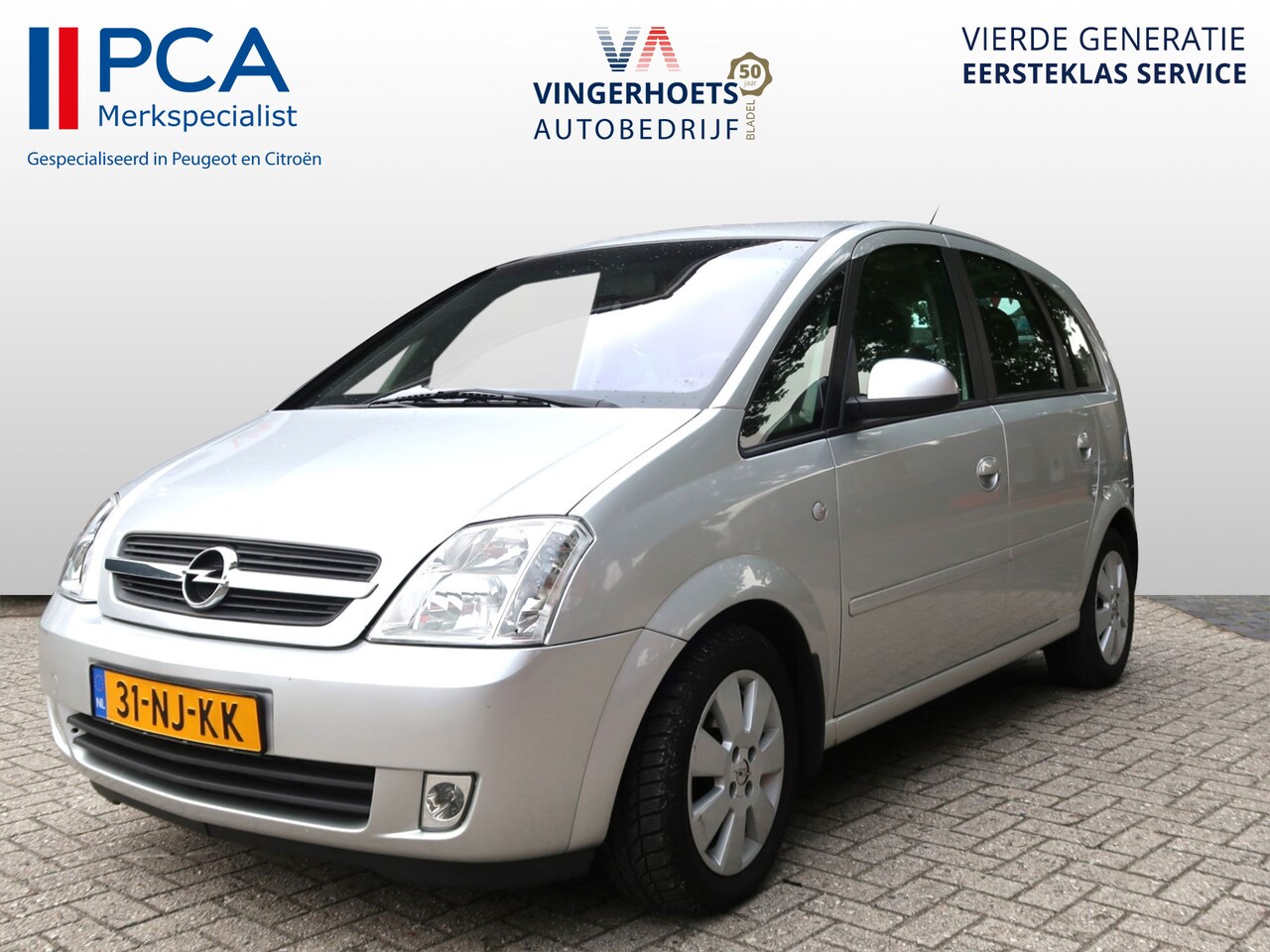Opel Meriva - 1.6-16V Cosmo * Kloppende NAP Kilometerpas * Navigatie * Hoge Zit * Nette Auto * Stuurbekr - AutoWereld.nl