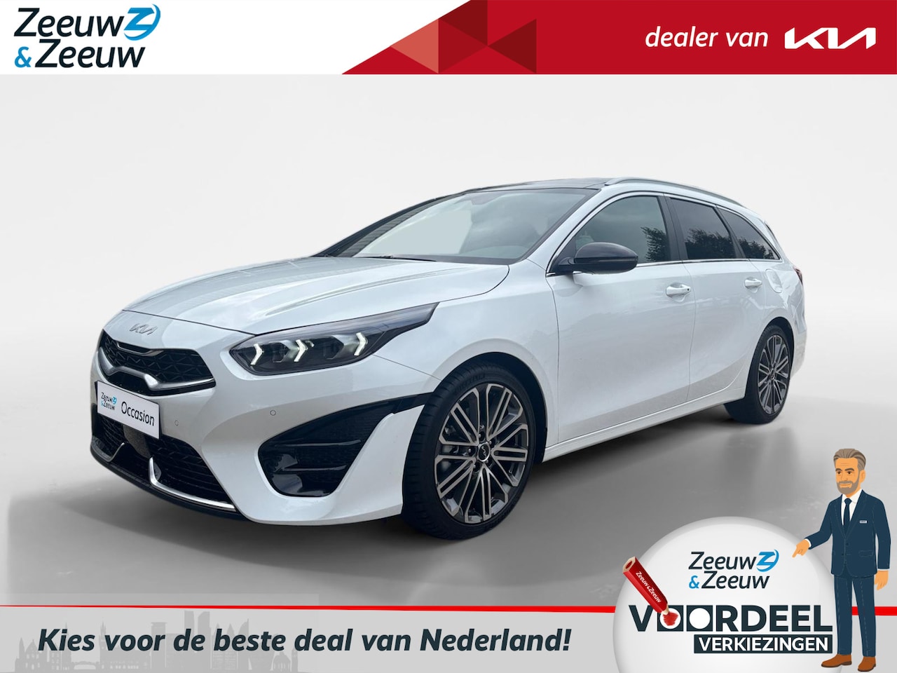 Kia Cee'd Sportswagon - Ceed 1.5 T-GDi GT-PlusLine Demonstratieauto | Full options | Navigatie | Schuifkanteldak | - AutoWereld.nl