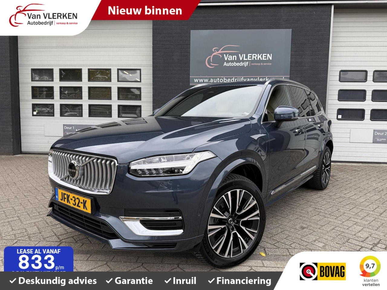 Volvo XC90 - 2.0 T8 Recharge AWD Ultimate Bright 7P TREKHAAK PANORAMADAK LEER - AutoWereld.nl