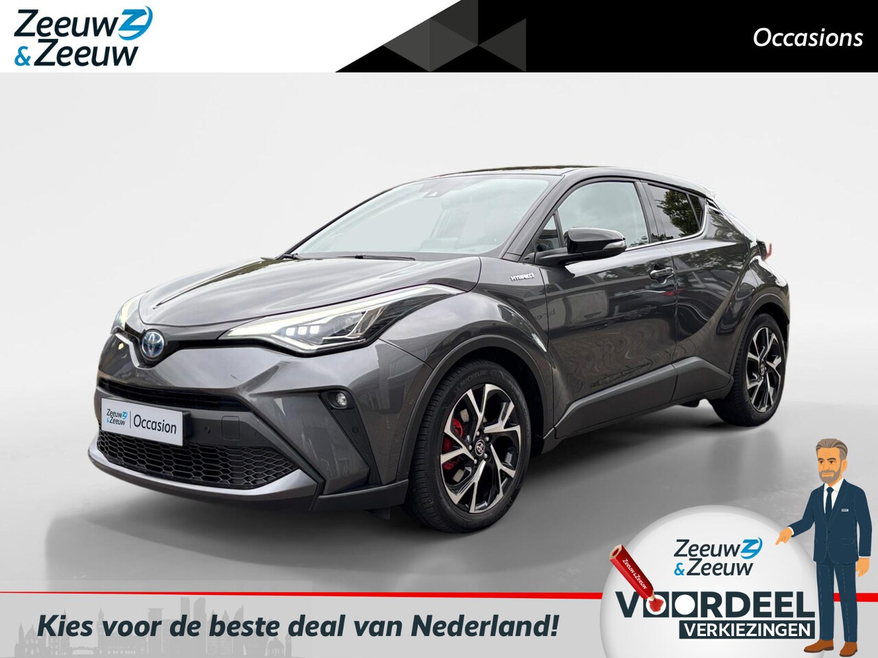 Toyota C-HR - 2.0 Hybrid Launch Edition | Extra Winterwielen | Navigatie | Camera | Two-Tone | Stoelverw - AutoWereld.nl